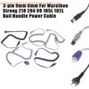 Black Grey 3-pin 9mm 6mm For Strong 210 204 90 105L 102L Nail Handle Power Cable Electric Manicure Drill Spring Wire