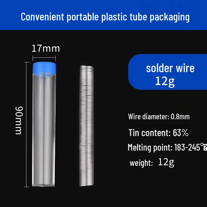 High-Purity Lead-Free Rosin Core Solder Wire for Low-Temperature Welding