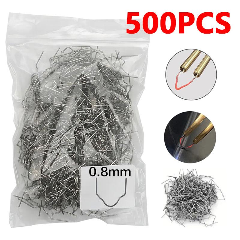 Svařovací sada 2 v 1 100W Přenosný MINI Horký plast Nástroj na opravu prasklin Oprava nárazníku automobilu 200 Svařovacích hřebíků