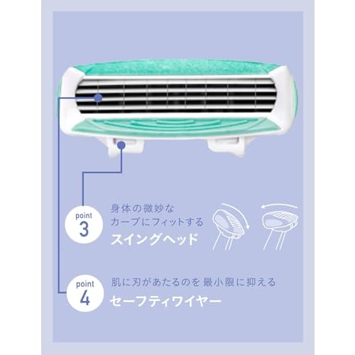 Schick Quattro Light for Sensitive Skin (2 pieces) x 2 pack Razor Women