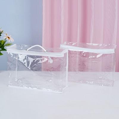Duurzame PVC Kussen Opbergzakken Transparante Opvouwbare Deken Opbergcontainer Stofdicht Waterdichte Dekbed Verpakkingstas