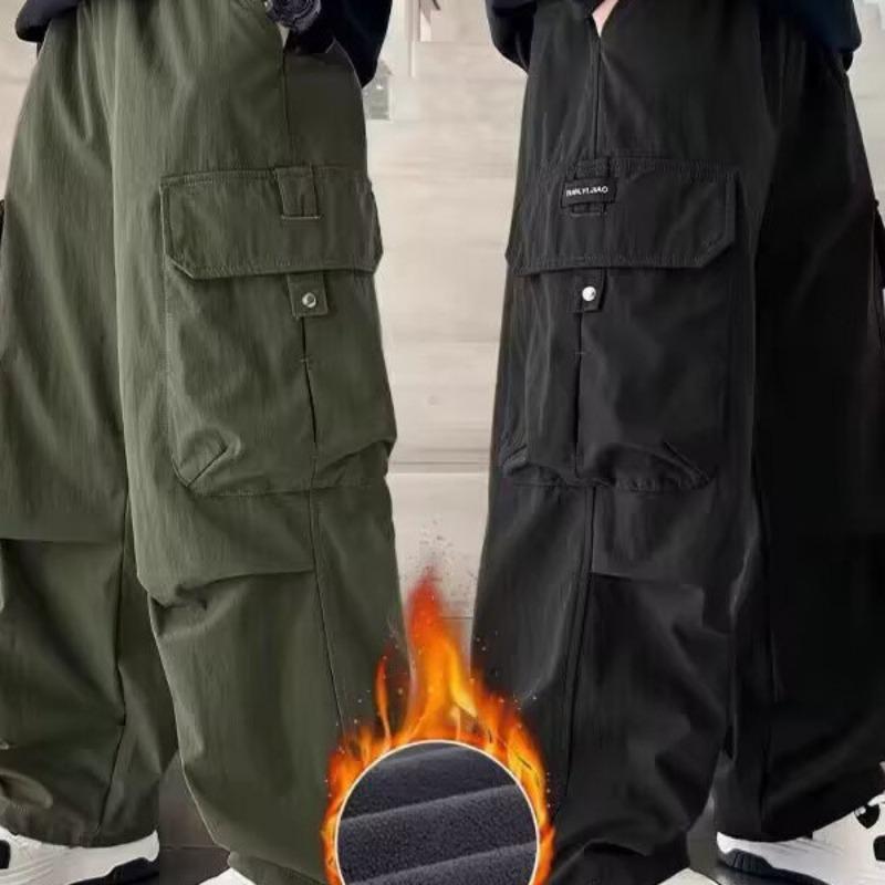 Boys Cargo Pants Kids Casual Sports Trousers For Big Children