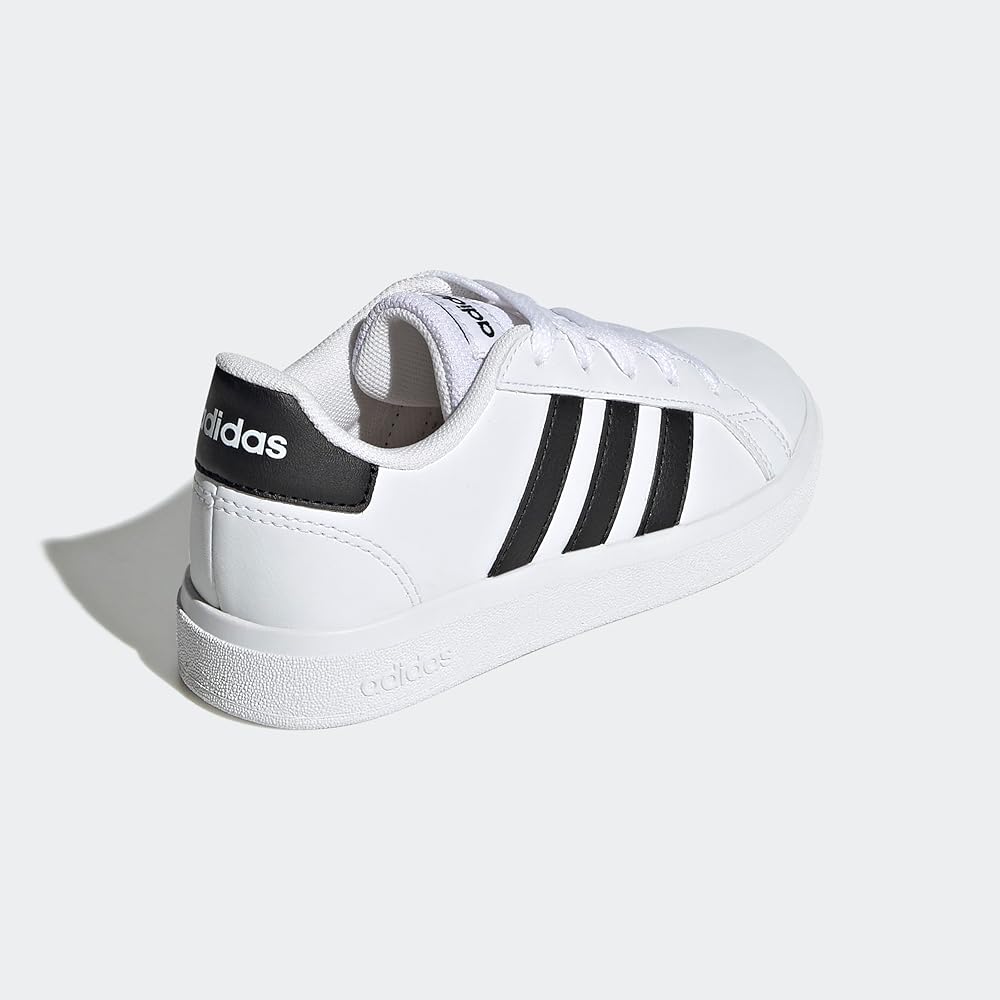 Adidas Kids Grand Court 2.0 Sneakers White/Core Black 17-22.5cm Footwear 20.5cm