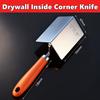 1Pc Drywall Corner Tool Outside / Inside Corner Knife Stainless Steel Corner Trowel for Drywall Gyprock Plasterboard