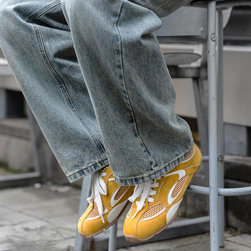 Fashion Blue Original Men's Sneakers Comfortable Breathable Flat Sneakers Man Designer Shoes Summer Casual Sports Shoes For Men