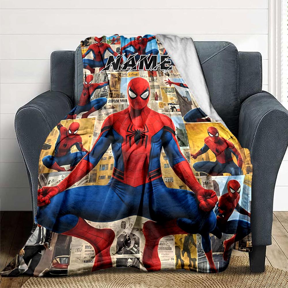 Custom Name Wolverine Superhero Artwork blanket for Couch & Bed, Plush Cozy Fuzzy Blanket Super Soft & Warm Blankets for Fall and Winter. 09088