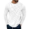 Halloween 3D Digital Printed Men's Casual Base Shirt PLUS SIZE T-Shirts (men’s)