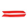 4Pcs Car Wheel Eyebrow Bumper Reflective Safety Warning Strip Tape Sticker Decal Red