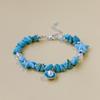Handmade Seashell & Crushed Stone Bracelet with Lobster Clasp - Perfect Summer Travel Souvenir