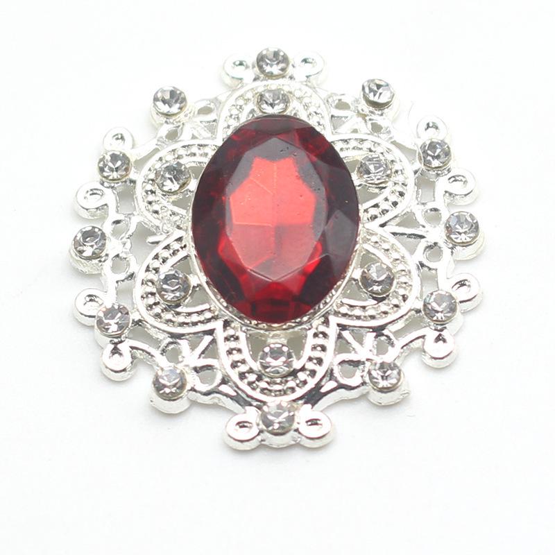 DIY Gift Box: Small 25x26mm Alloy Snap Button, Flat Bottom Rhinestone & Acrylic Rhinestone Button Accessories