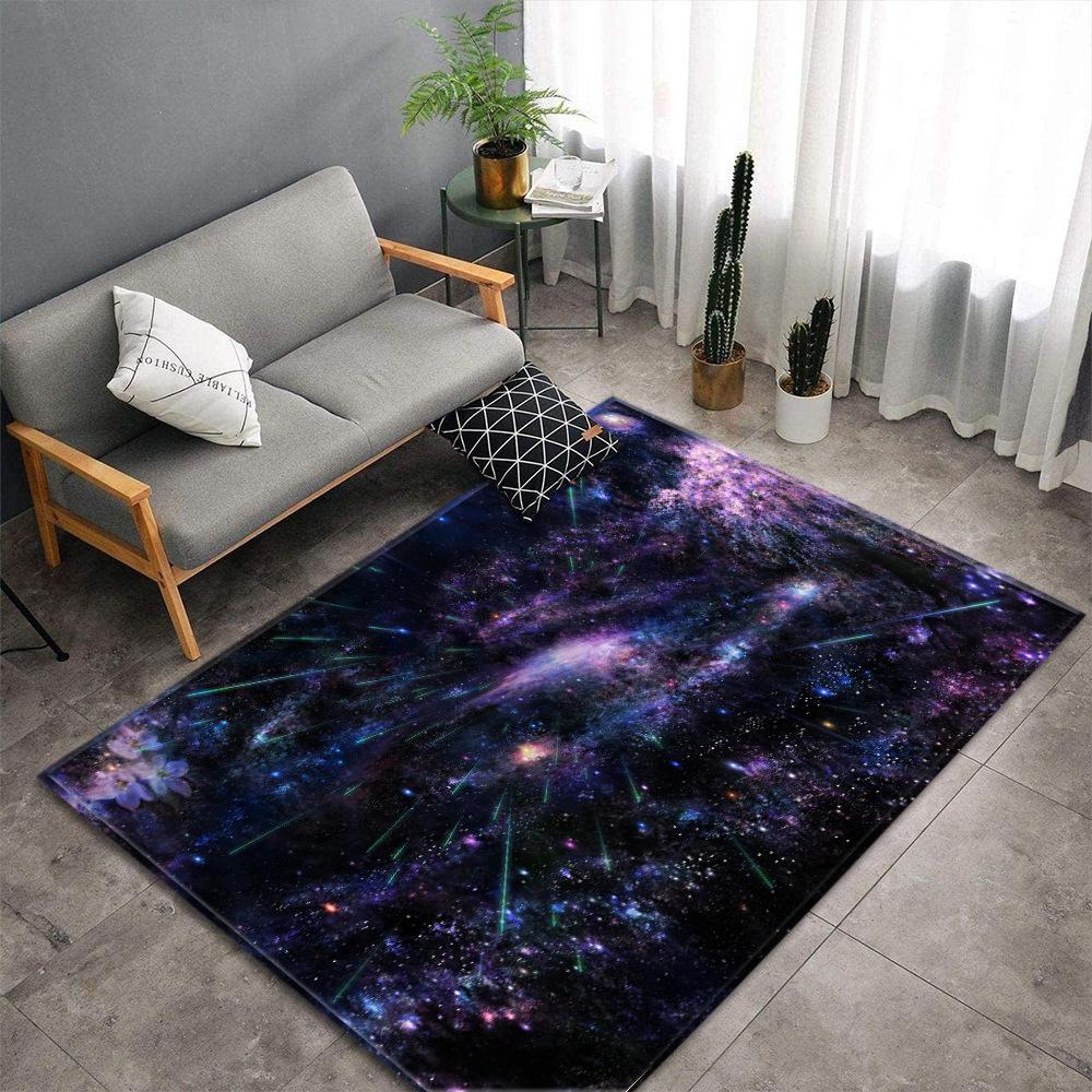 Starry Sky Carpet Feather Wind Bedroom Floor Mat