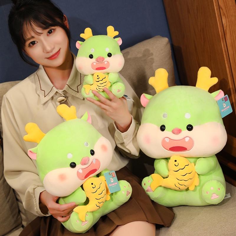 2024 Year Of The Dragon Plush Toy Good Luck Dragon Doll Wholesale New Year Gift