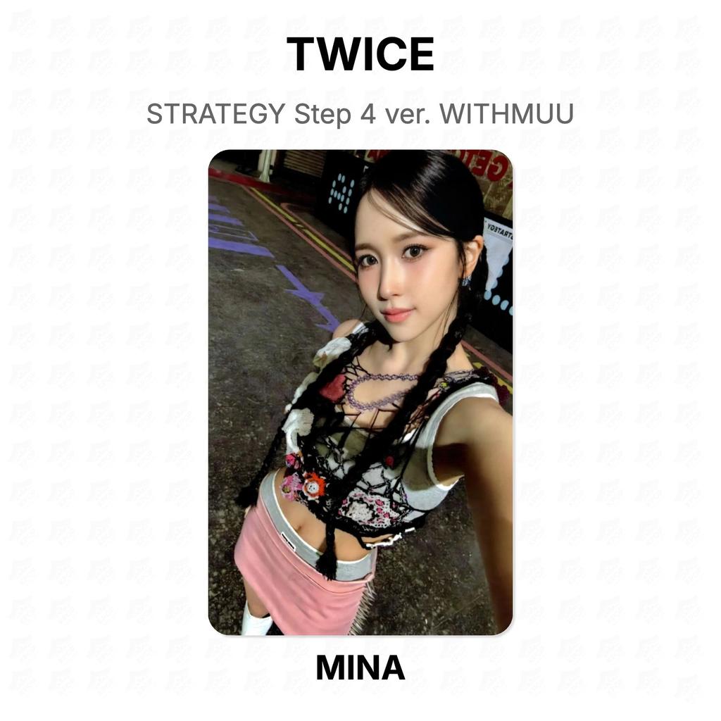 Twice STRATEGY Step 4 Ver. WITHMUU Official Photocard