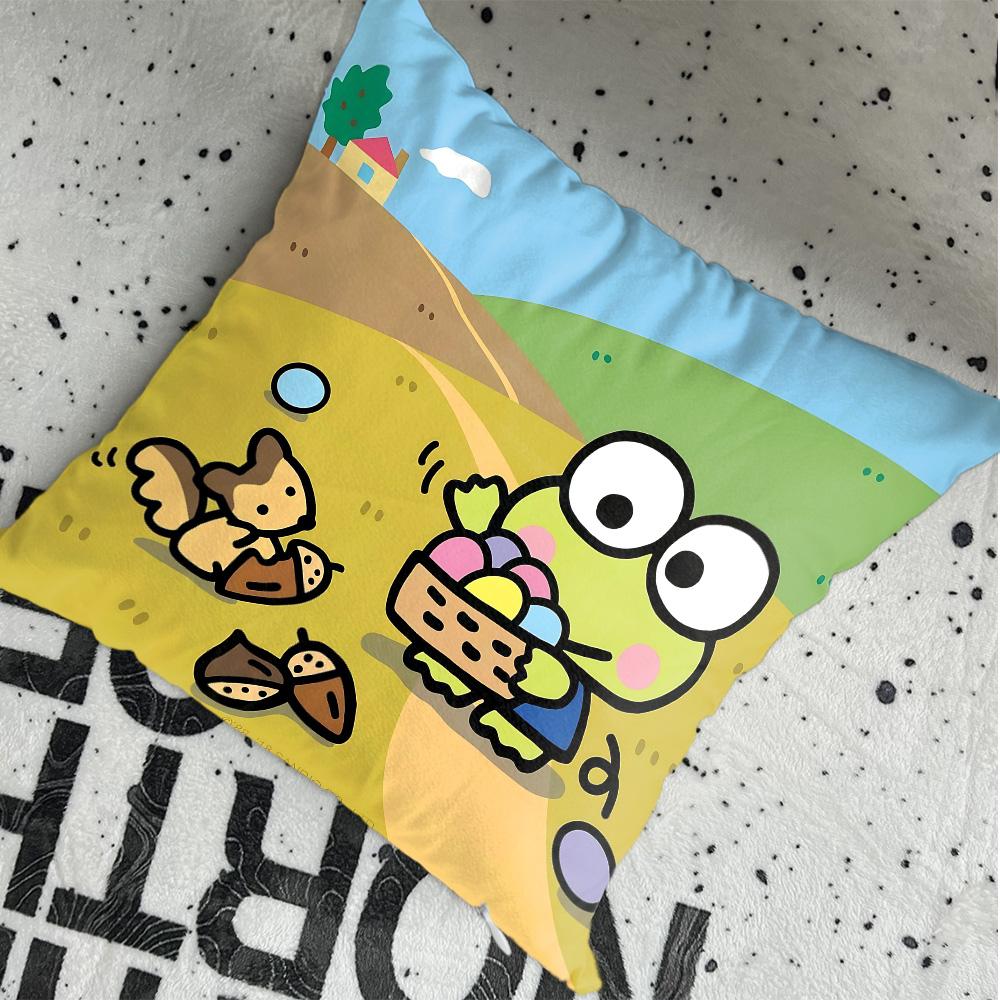 Decorative Cushions Kawaii K-Kerropi Cushion Cover 40*40 Home And Decoration Living Room Ornamental Pillow Christmas Supplies