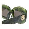 Loewe Logo Acetate Irregular Frame Sunglasses Women sunglasses Green LW40114I96E