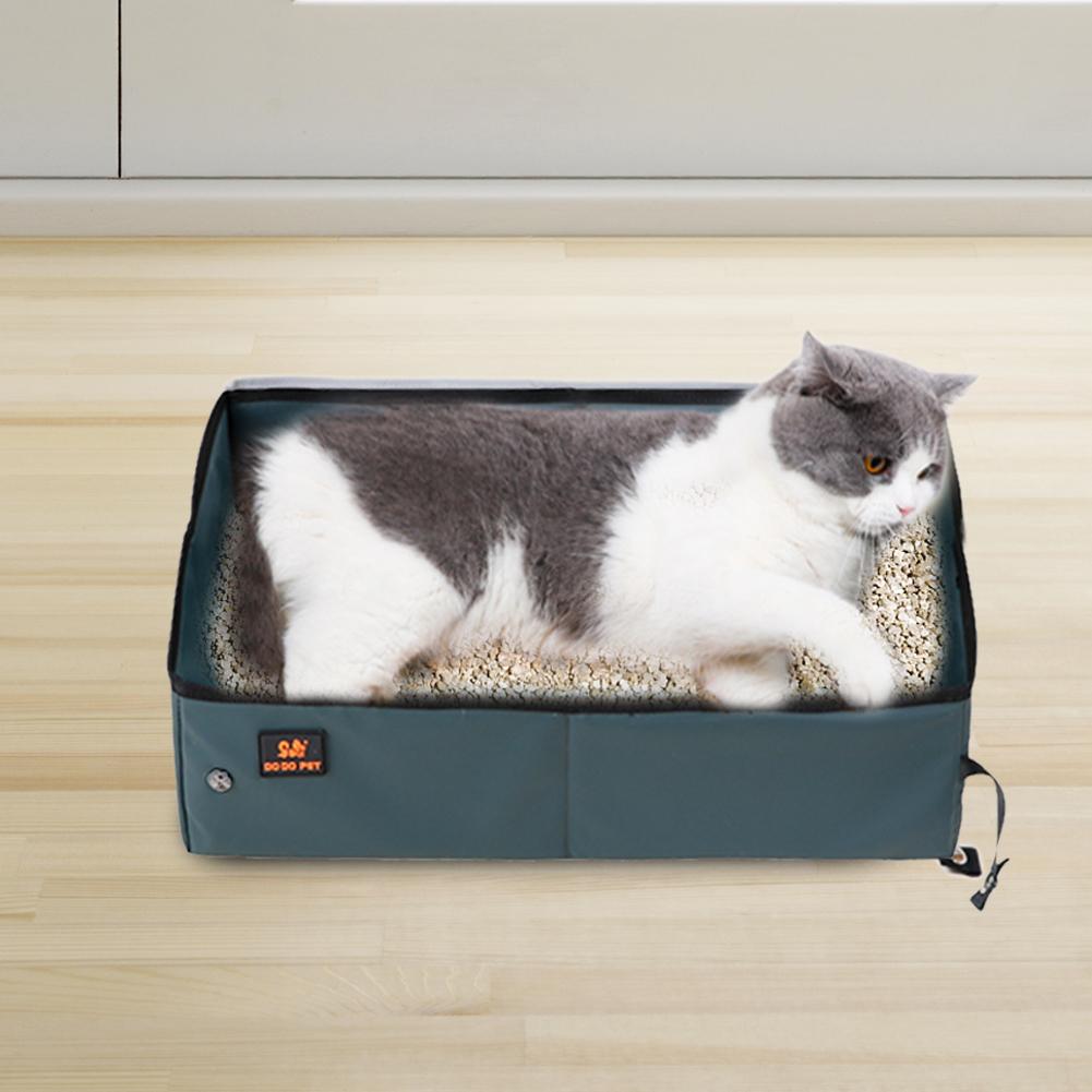 Buy Waterproof Outdoor Foldable Cat Litter Box Dog Toilet Tray Folding