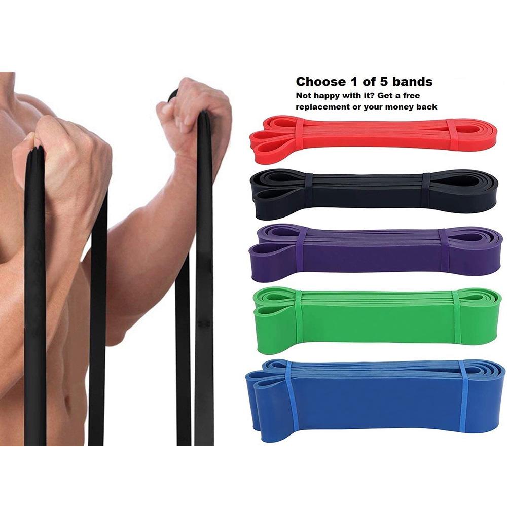 Dual-Color TPE Resistance Band for Pull-Up & Yoga Fitness
