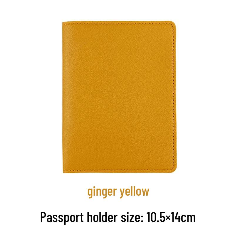 Customizable PU Leather Passport Holder & Luggage Tag Set with Paper Card Inclusion