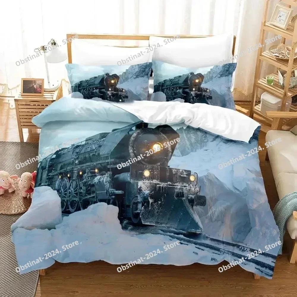 3D Movie Murder on the Orient Express Bedding Set Printed single Comforter Duvet Cover Pillow Case 3 Pieces Sets Kids Adult Size