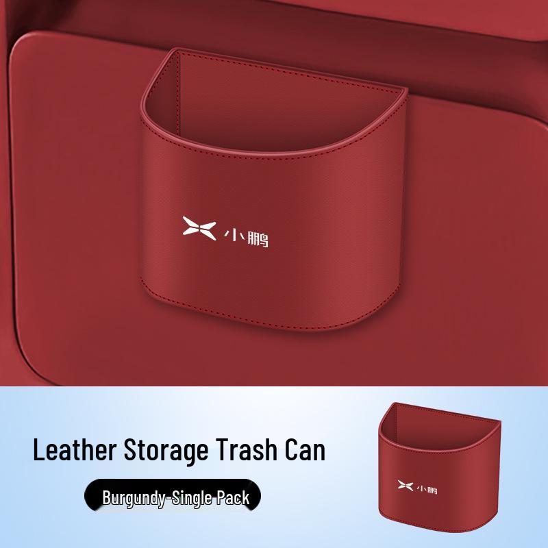 

XPeng P7/P5/G3 Car Trash Bag Organizer & Interior Accessory вина червоного кольору