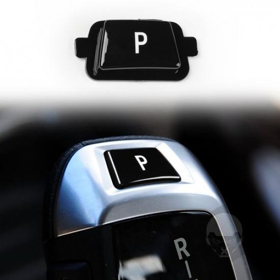 Black Gear Shift knob Lever Parking P Button Trim Cover For BMW F20 F01 F30 F10