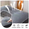 Neck Protection Pillow SPA Massage Non Collapsible Knitted Cotton Pillow Core Adult Pair Hotel Accommodation Household Home