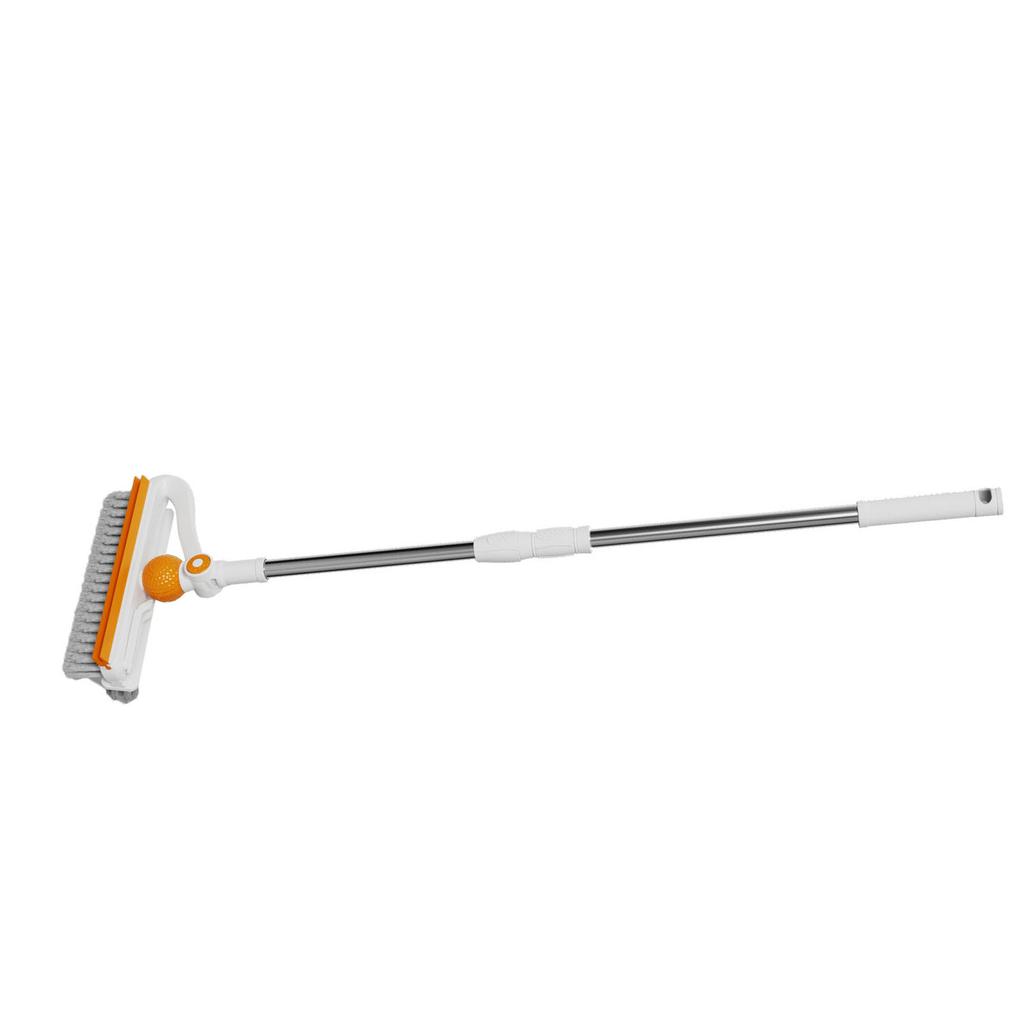 Floor Brush Scrubber   Handle Floor Scrub Brush for Cleaning Patio Bathroom Garage Kitchen