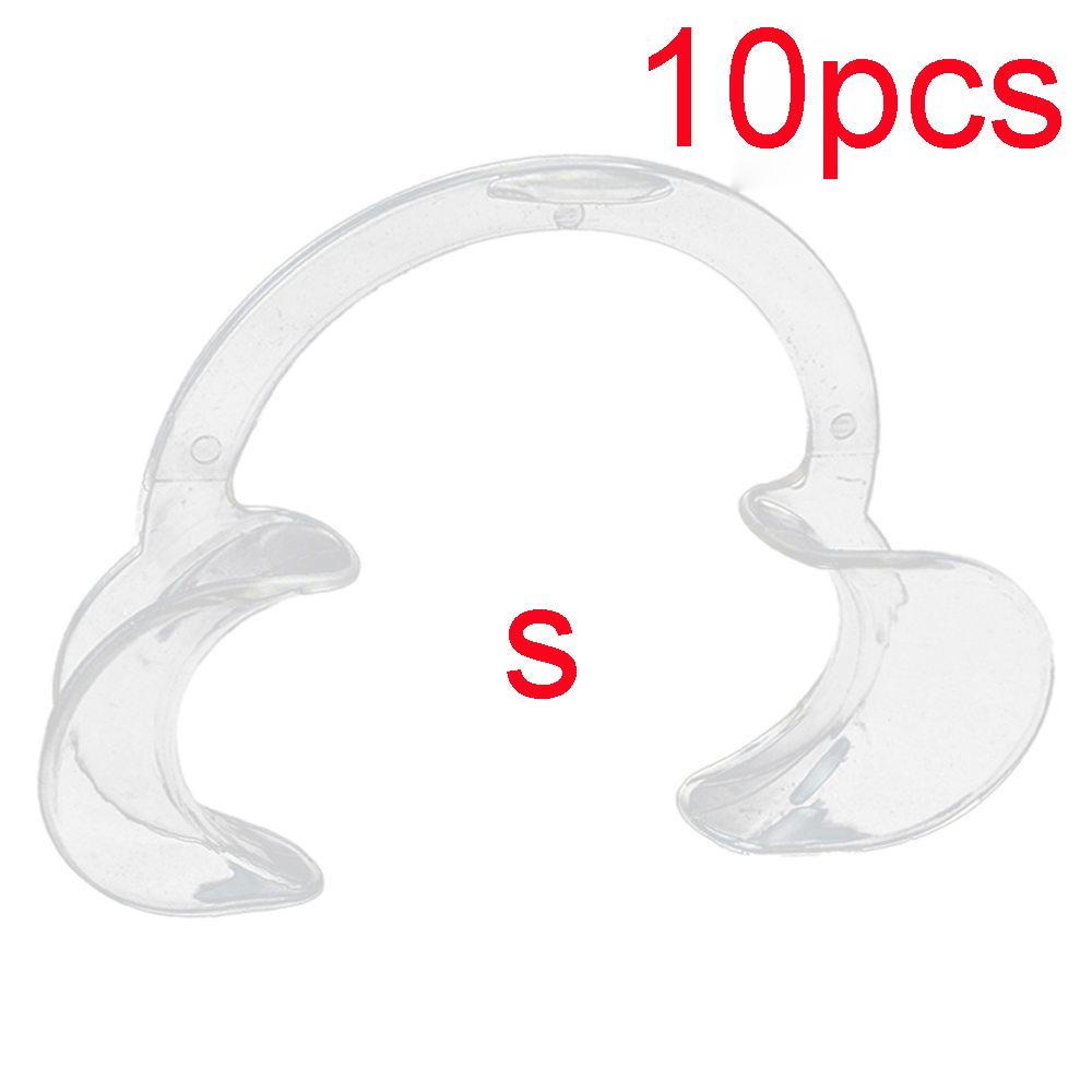 10 Pcs C Shape Mouth Opener Dental Tools Cheek Retractor Lip Oral Clean Opener Dentist Materials