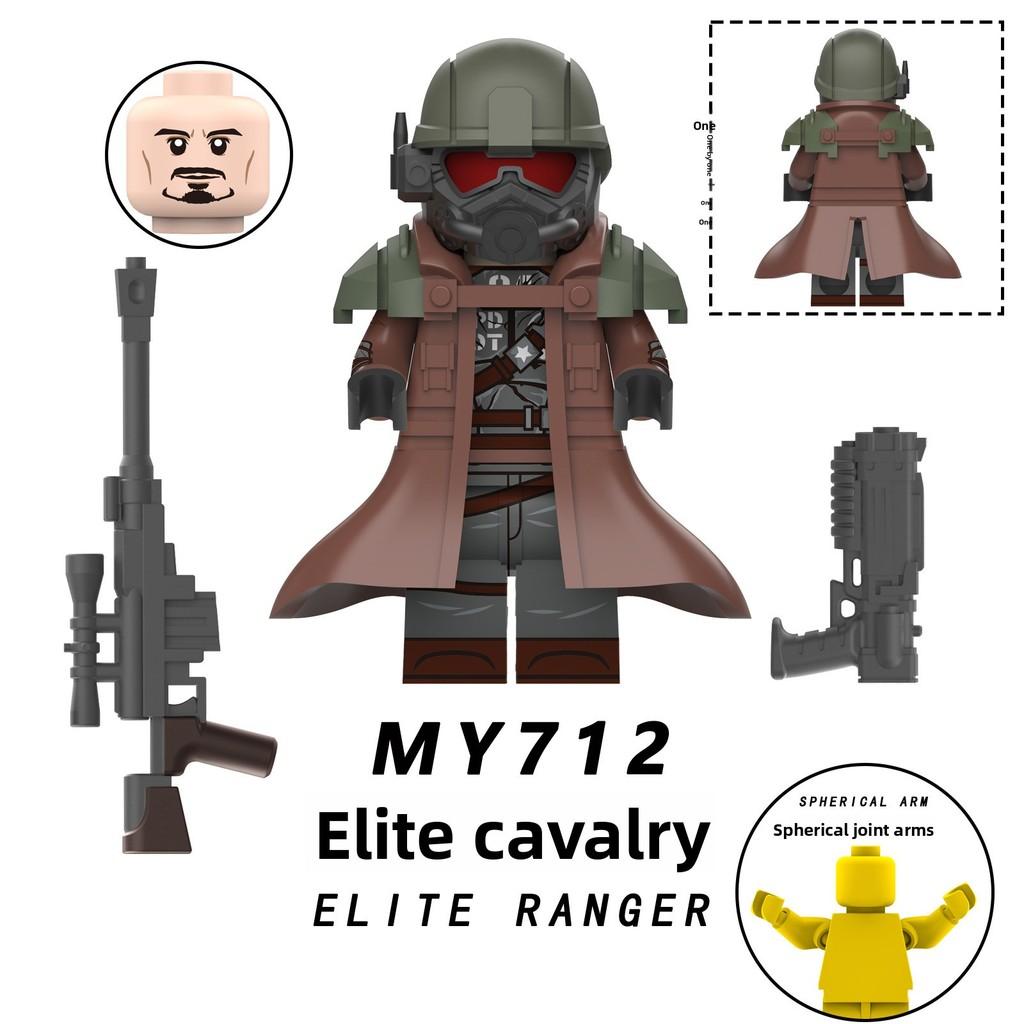 Building Cavalry Assembled Blocks Children Toys Ornaments With Joints Movable