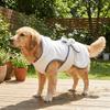 Pet Pajamas Coral Fleece Pet Bathrobe Towel Absorbent Tie Up Style Dog Bath Robe Hooded Comfortable Dog Bath Towel Swimming