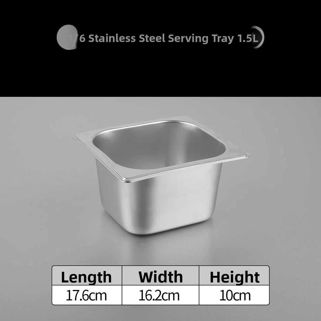 Stainless Steel Rectangular Covered Small Seasoning Box Food Container Thermal Restaurant Kitchen Cooking Utensils Dish Pot