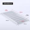 200MM Rectangular Air Vent Cover Aluminum Alloy Ventilation Grille For Wardrobe Shoe Cabinet Closet Furniture Ventilator Mesh