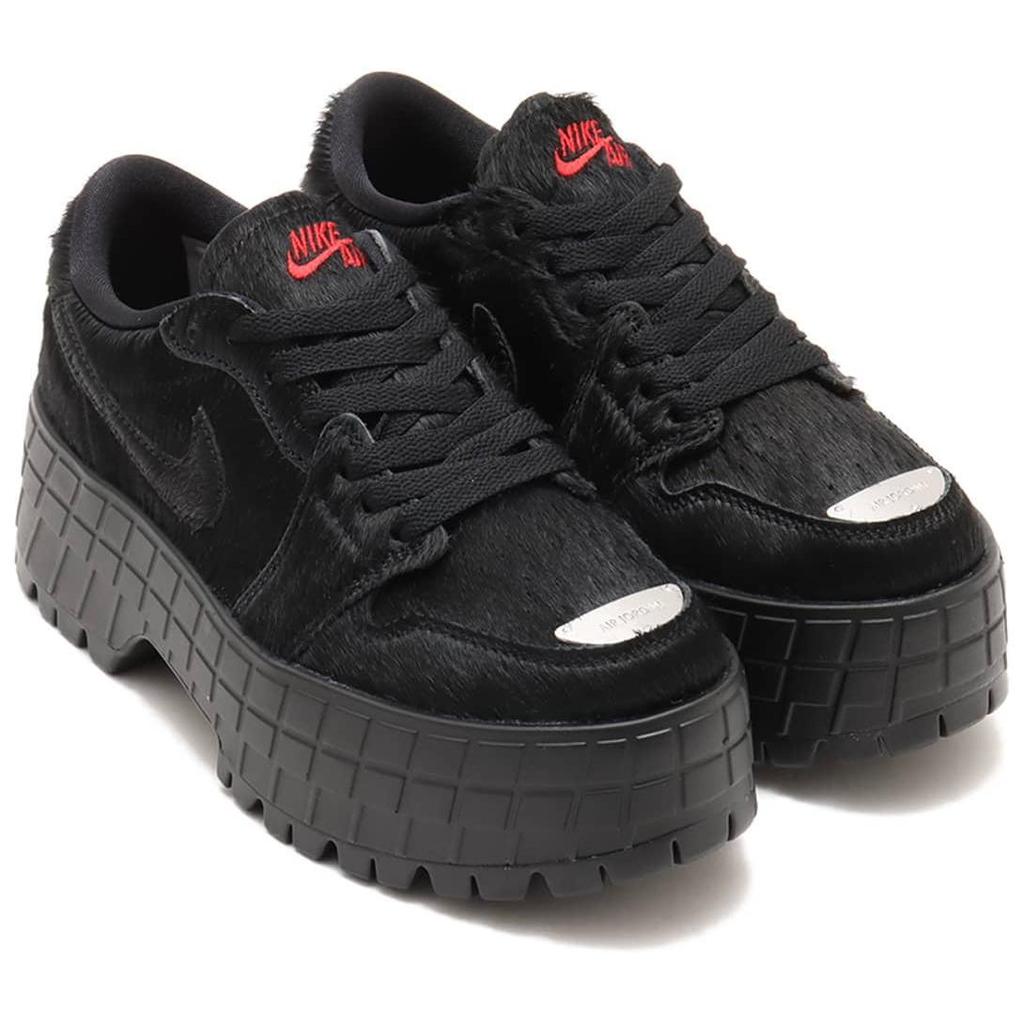 Air Jordan 1 Brooklyn Low Schwarz Pony IB7210-006 Damengröße