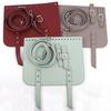 1 Set DIY Handgefertigtes Handtaschen-Set Leder-Taschenabdeckung Schultergurt für Damen Häkel-Rucksack-Tasche Umhängetaschen Zubehör
