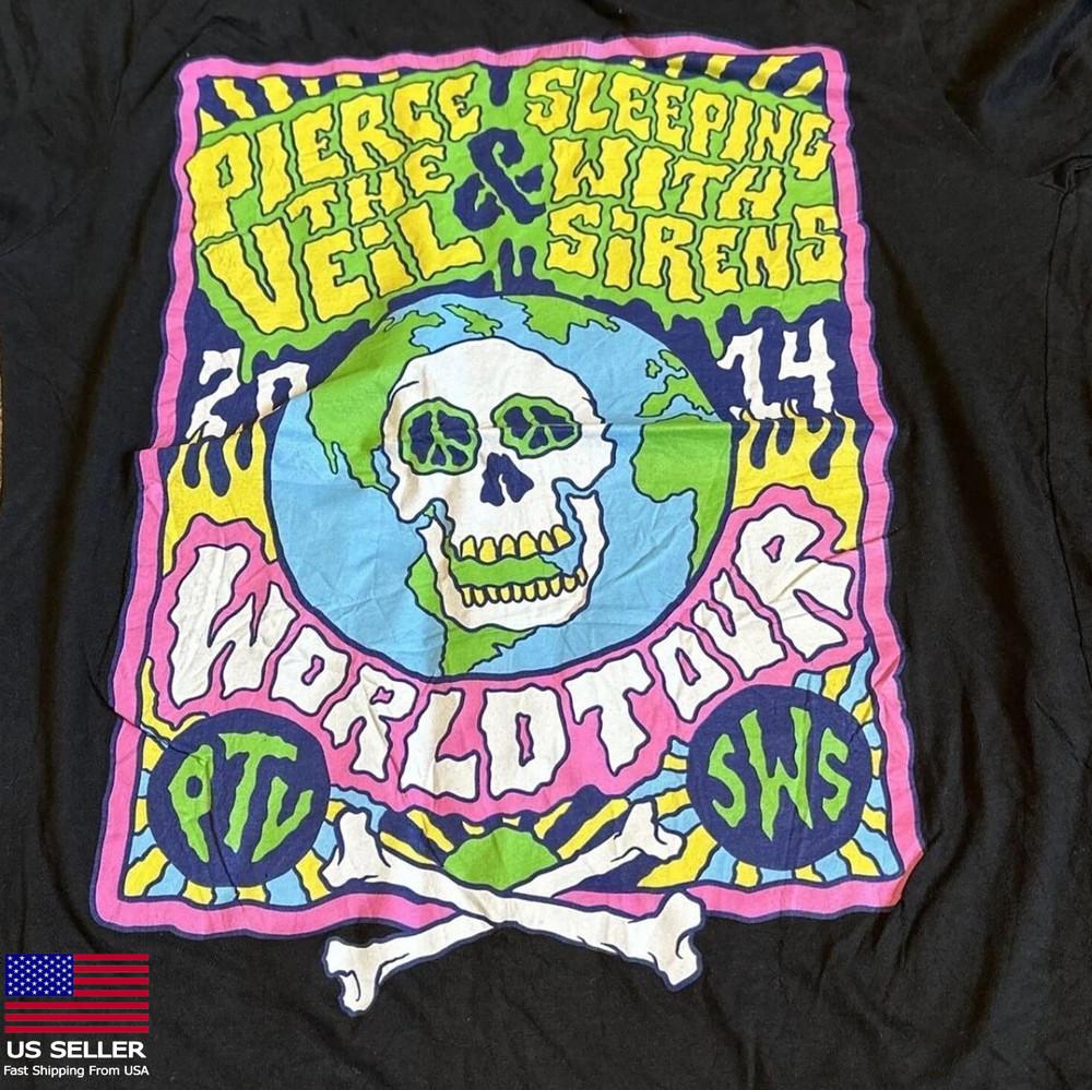 NEW Apparel Pierce The Veil Sleeping With Sirens 2014 Shirt KK781 Unisex T-Shirt XXXL