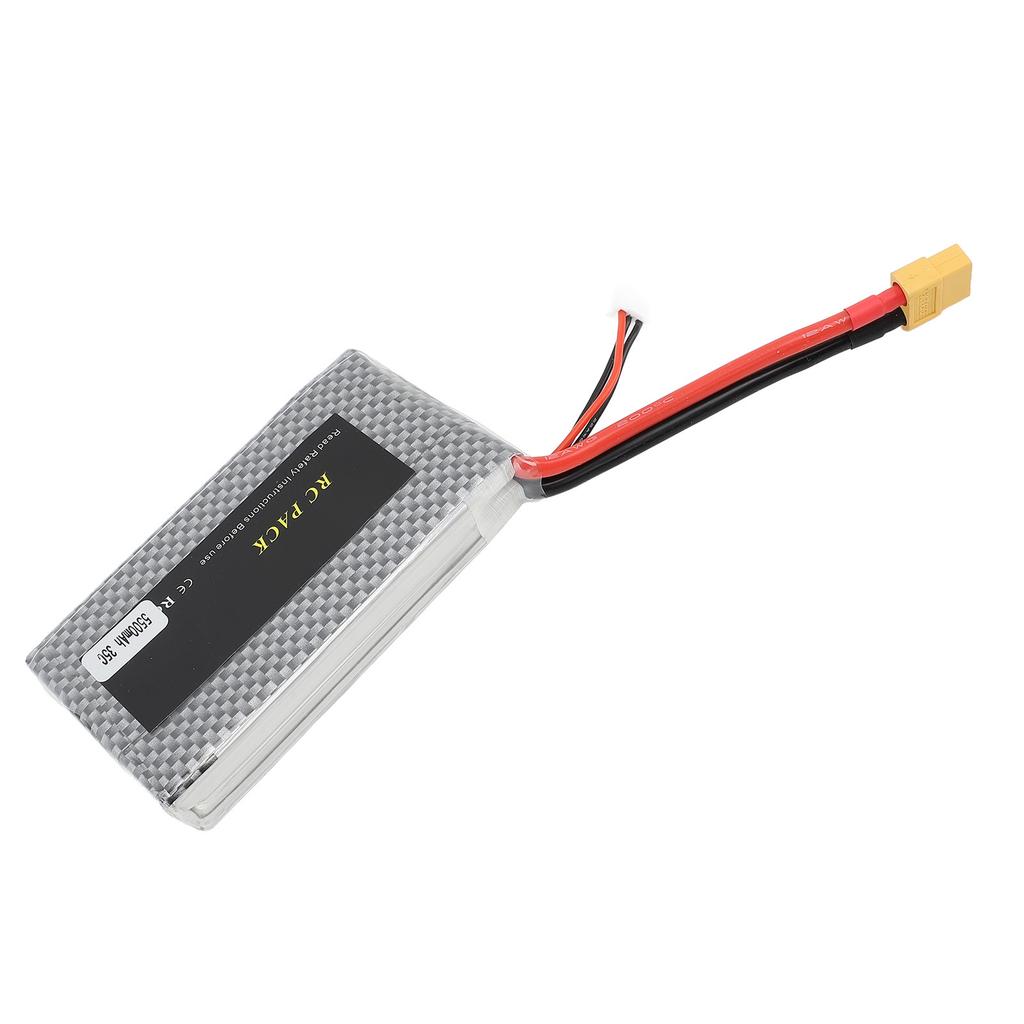 RC Car Lithium Battery 7.4V 5500mAh Remote Control Car Spare Parts with 35CXT60 Plug for 110 118