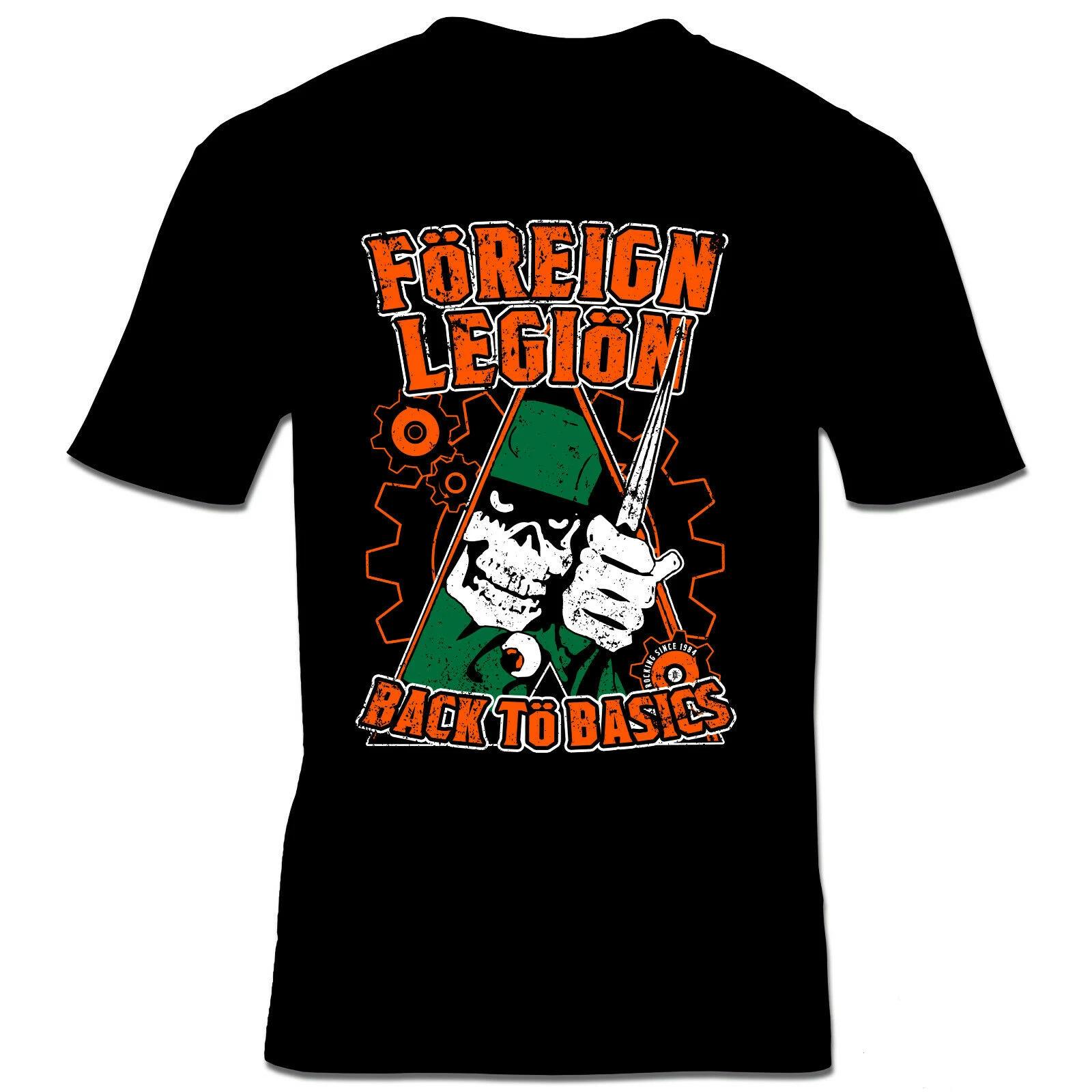 FOREIGN LEGION - CLOCKWORK T-Shirt  Punk Skinhead Oi! Cock Sparrer Oi Men s 100% Cotton Casual T-shirts Loose Top Size S-3XL S разноцветный