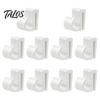 String Light Installation Tools Outdoor Clips, Black Plastic Organize Hooks, Weather Resistant Mounts Snap-on Fasteners for Garden Backyard Decoration