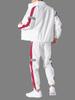 Men's Spring 2025 Korean Style Casual Suit: Youth Sport Two-Piece Set Plus Size
