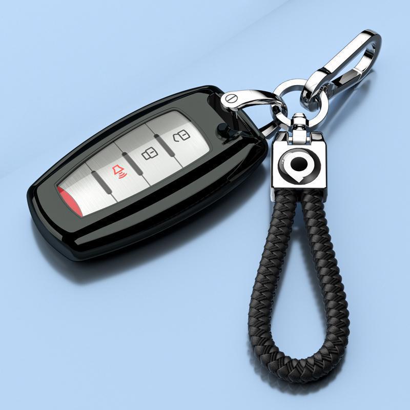 Great Wall Poer Key Case (19-24): Elite 2.4T Protective Shell with Hanging Buckle for 4WD Navigator
