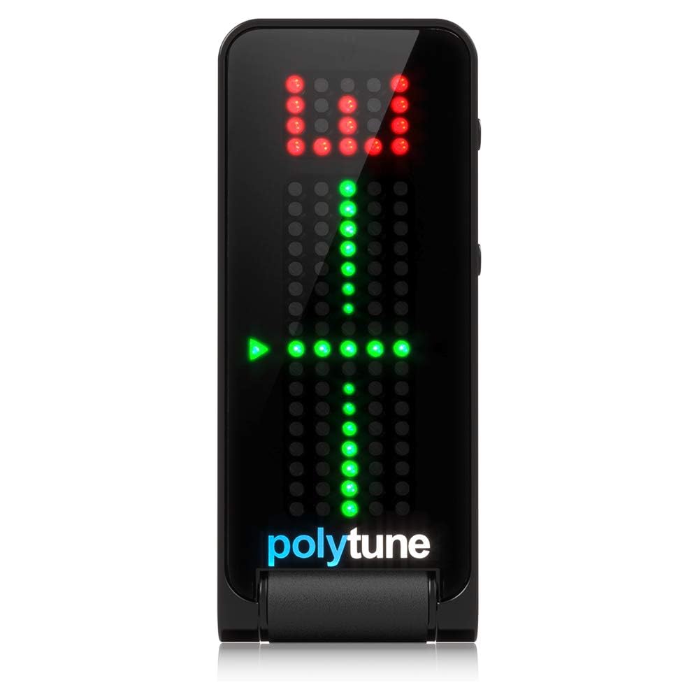 tc electronic polytune clip Black clip-on polyphonic tuner