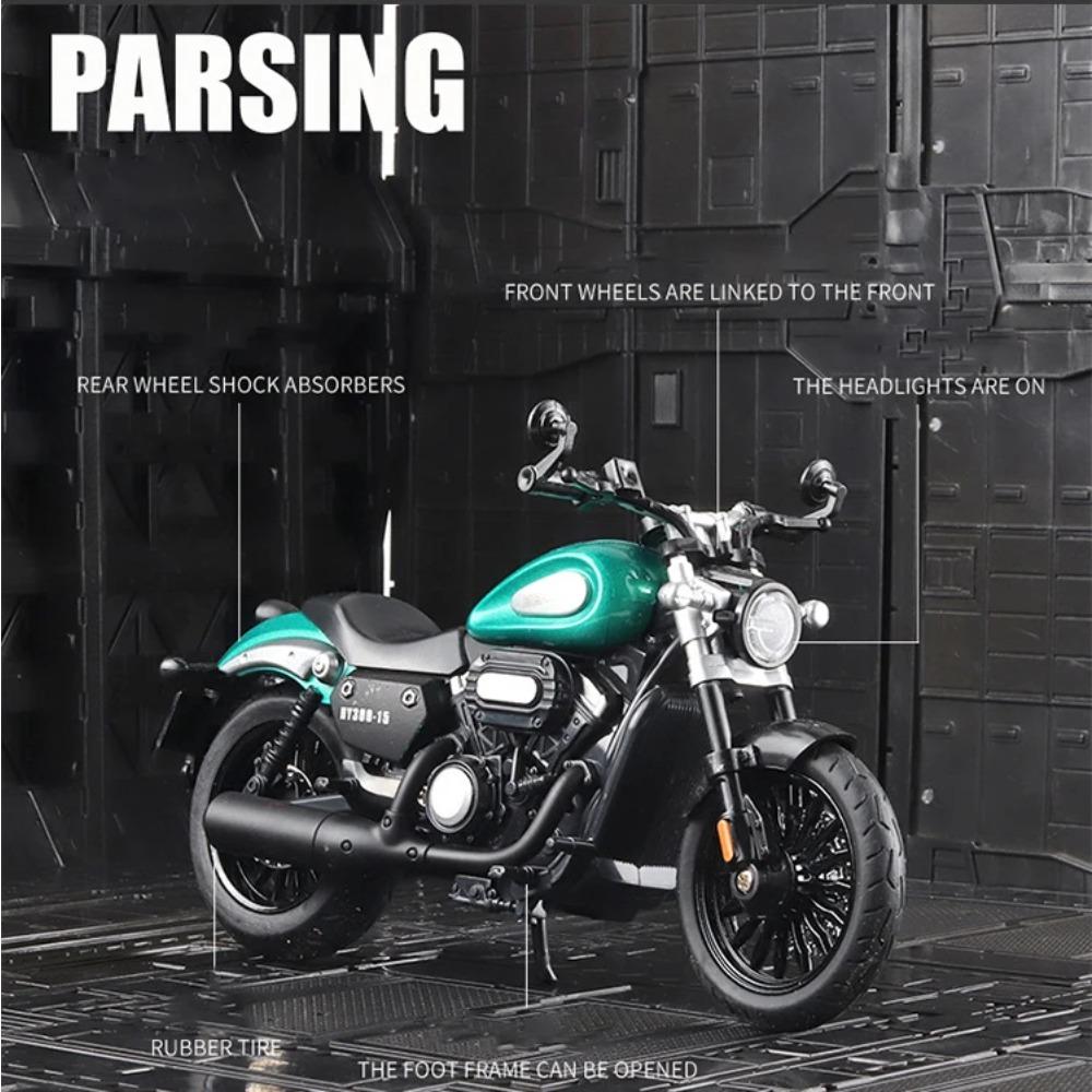 1/12 BENDA GINGERLLA 300 Diecast Motorcycle Model Toy Replica with Sound & Light Birthday Gift Christmas Gift Collection Bike