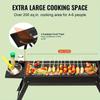 1PC, portable barbecue grill, folding barbecue grill, outdoor camping, hiking, picnic trip