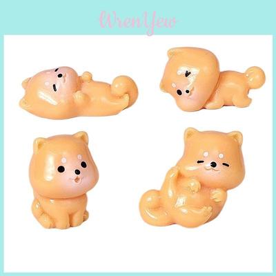 Cute Shiba Inu Resin Miniature Decor For Home Office Gift Fan Collectors