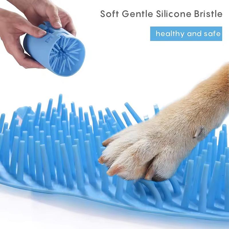 Portable Pet Paw Cleaner Cup Soft Silicone Combs for Dogs Cats Outdoor Pet Foot Washer Quick Feet Wash Cleaning Tool