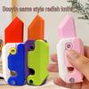 Anti-Gravity Luminous Radish Knife Toy for Kids - Stress Relief & Decompression.
