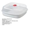 Vegetable Steamer Box Stackable Design Steaming Tray with Lid Microwave
