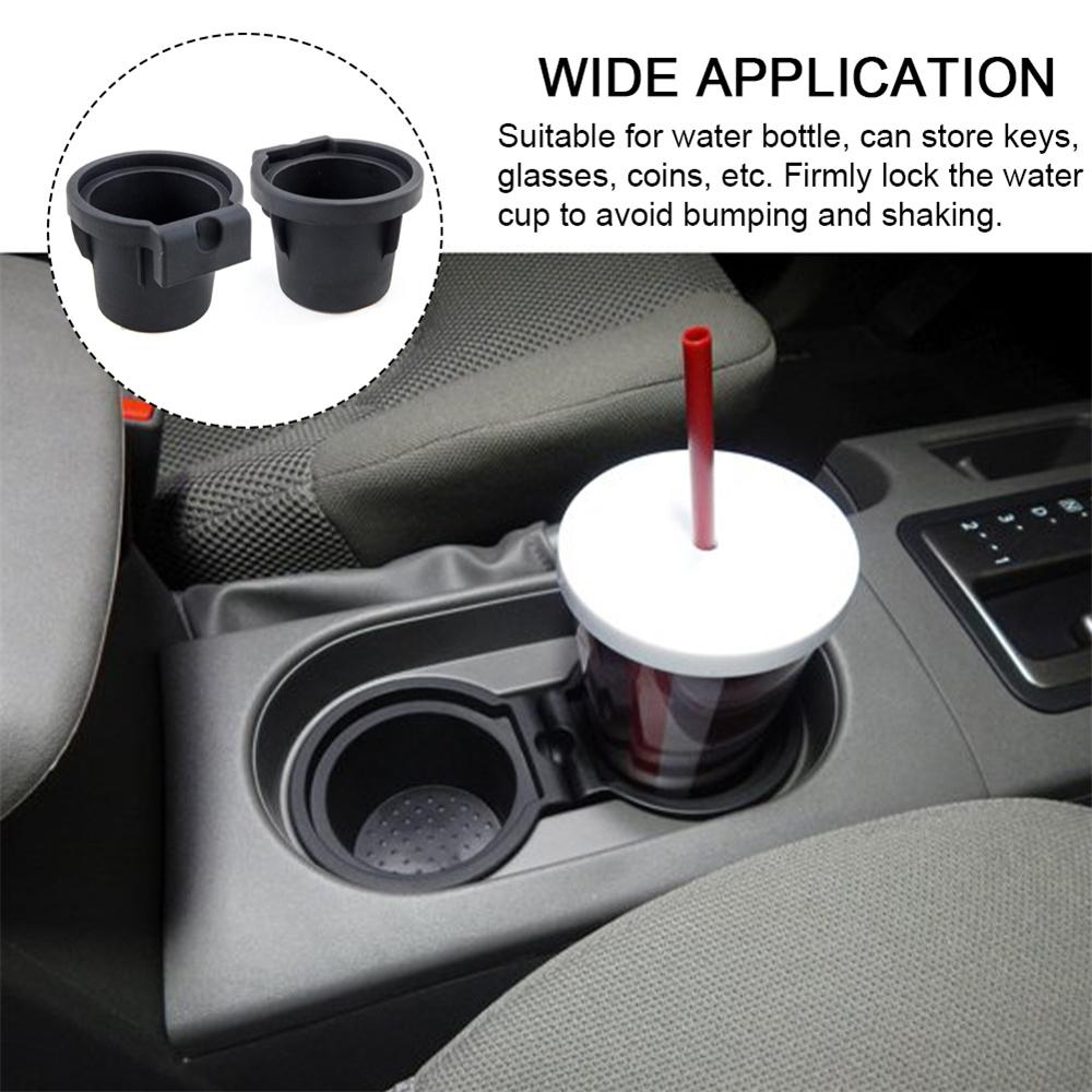 2Pcs Cup Holder Insert For Nissan Frontier 05-17 Pathfinder 05-14 Xterra 2005-15
