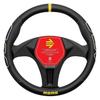 Steering Wheel Cover - Momo - Black Profile - White Stitching - 38-39 Cm - PVC