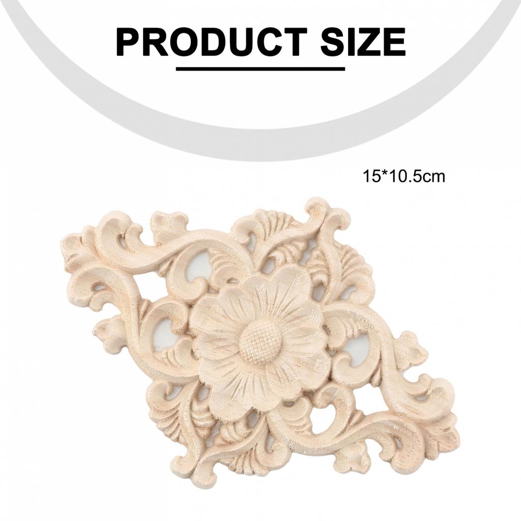 Door Cabinets Applique Wood Carving Furniture Decoration